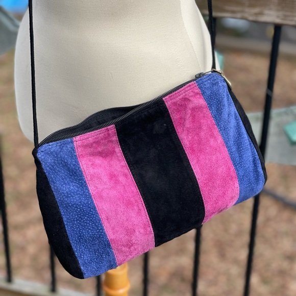 Super cute vintage suede crossbody bag - Picture 1 of 5